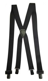 Sniper Suspenders, Clip-on, Black color